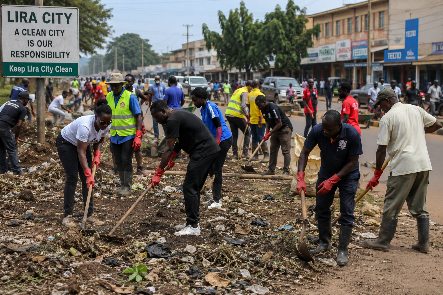 Lira City Launches Major Clean-Up Campaign