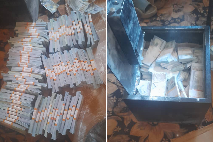 Police arrested four suspects after recovering 9 million US Dollars