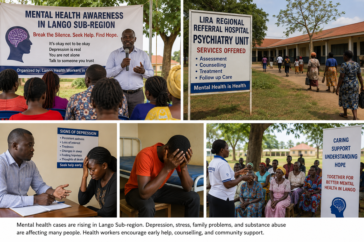 Rising Mental Health Cases in Lango Raise Concern Among Health Workers